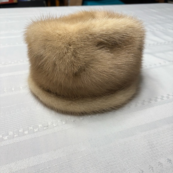 VTG Chas. A. Stevens-Chicago-LADIES MINK HAT- Union Made- 60’s Miss Alice - Picture 7 of 12